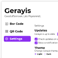 Gerayis: The version 1.1.0.2104 is now available