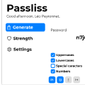 Passliss: The version 1.2.0.2104 is now available