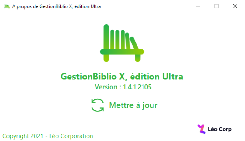 Featured image of post GestionBiblio X Ultra: The version 1.4.1.2105 is now available