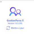 GestionPerso X: The version 1.6.3.2105 is now available