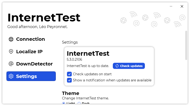 Featured image of post InternetTest: The version 5.3.0.2106 is now available