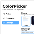ColorPicker: The version 3.3.0.2107 is now available