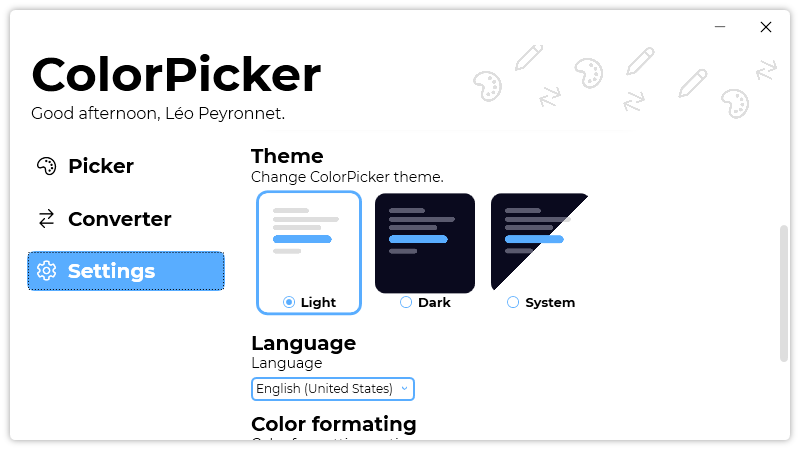 Featured image of post ColorPicker: The version 3.3.0.2107 is now available