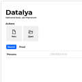 Introducing Datalya