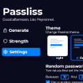 Passliss: The version 1.5.0.2107 is now available