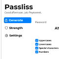 Passliss: Version 1.9.0.2111 is now available