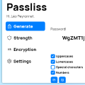 Passliss: Version 2.6.0.2209 is now available