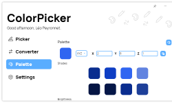 Featured image of post ColorPicker: Version 4.5.0.2210 is now available