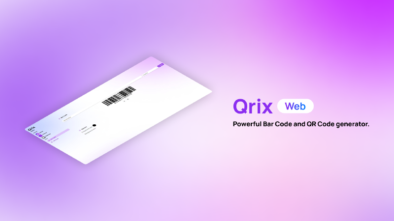 Featured image of post Introducing Qrix – A powerful Bar Code and QR Code generator
