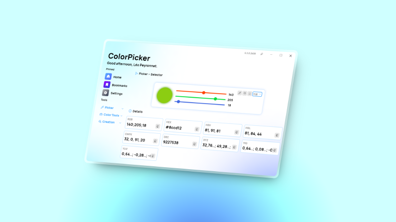 Featured image of post ColorPicker: Version 6.5.0.2408 is now available