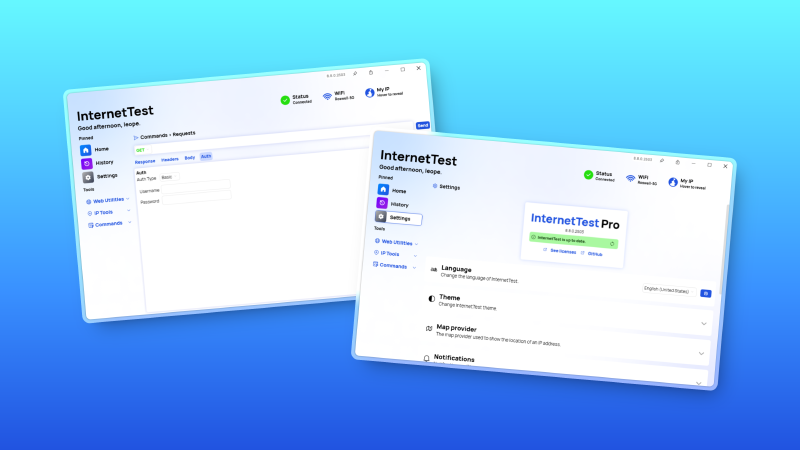 Featured image of post InternetTest: Version 8.8.0.2503 is now available