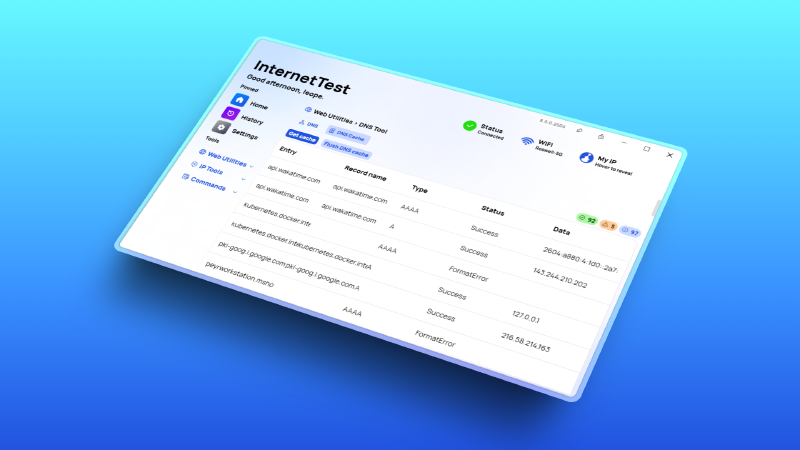 Featured image of post InternetTest: Version 8.9.0.2504 is now available
