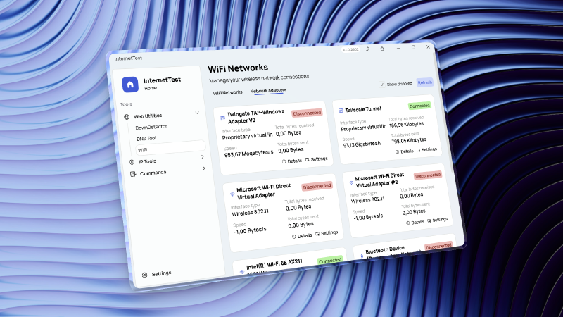 Featured image of post InternetTest: Version 9.1.0.2602 is now available
